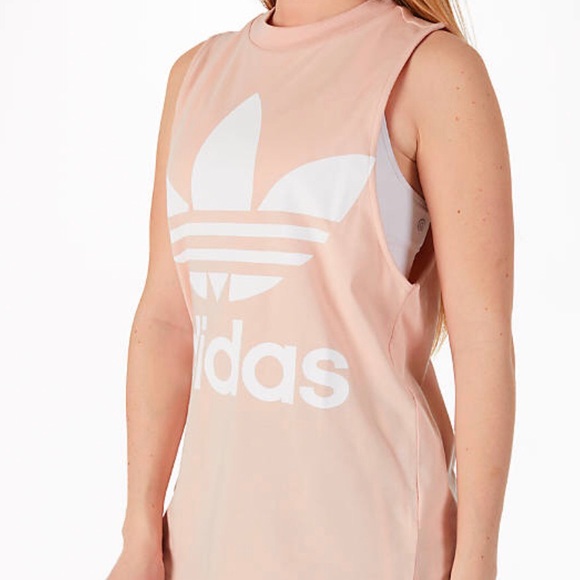 Adidas | Muscle Tank Top (RARE COLOR) Blush - Picture 5 of 8